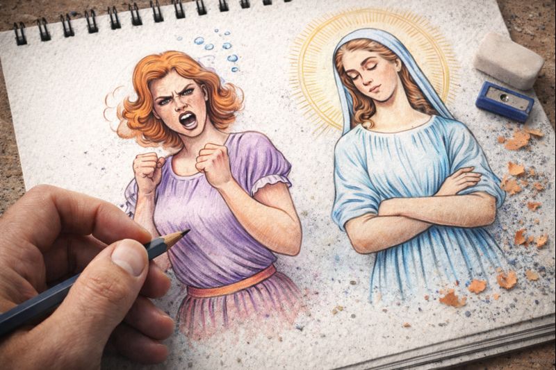 Fraszka 28/44 z tematu O innych ułomnościach - ilustracja