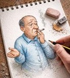 Fraszka 36/44 z tematu O innych ułomnościach - ilustracja