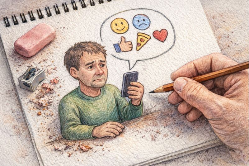 Fraszka 18/24 z tematu O lekturze - ilustracja