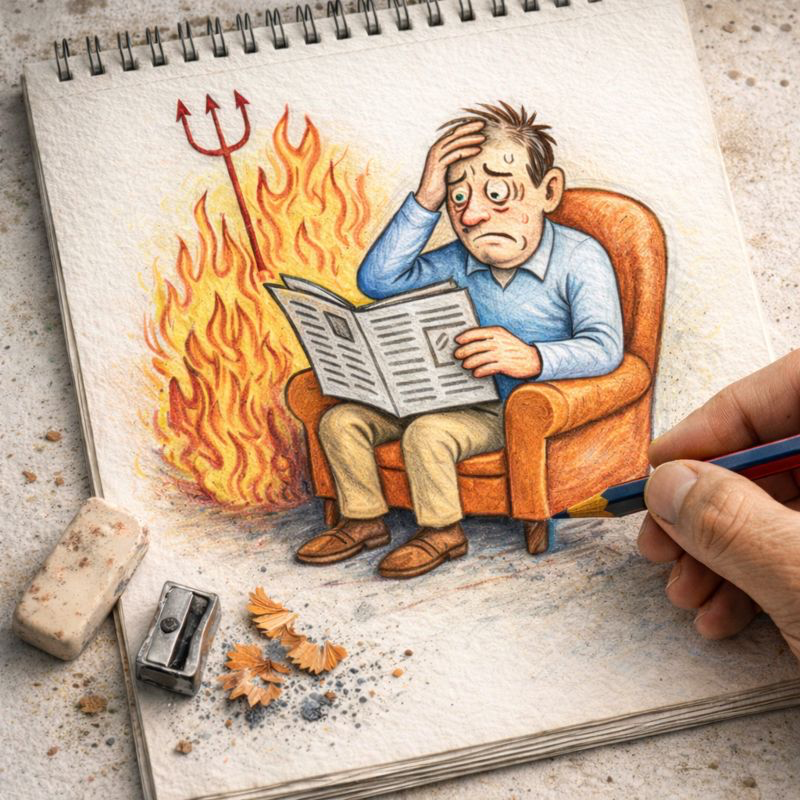 Fraszka 24/24 z tematu O lekturze - ilustracja