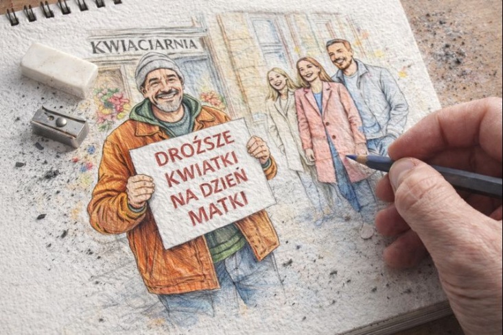 Fraszka 13/33 z tematu O powadze i śmiechu - ilustracja