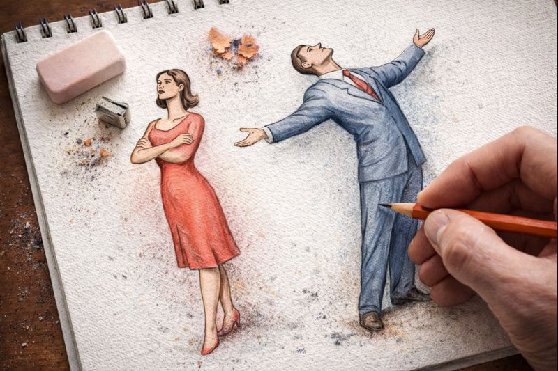 Fraszka 1/8 z tematu O pysze - ilustracja