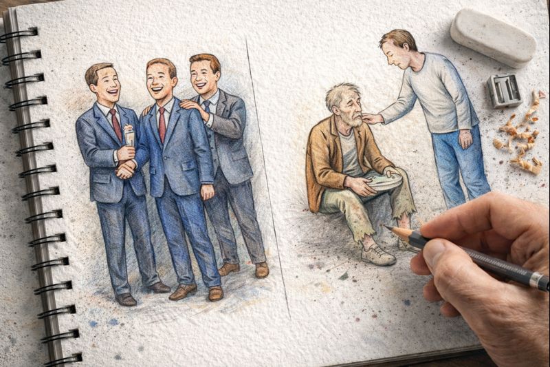 Fraszka 39/68 z tematu Zabawa w słówka - ilustracja