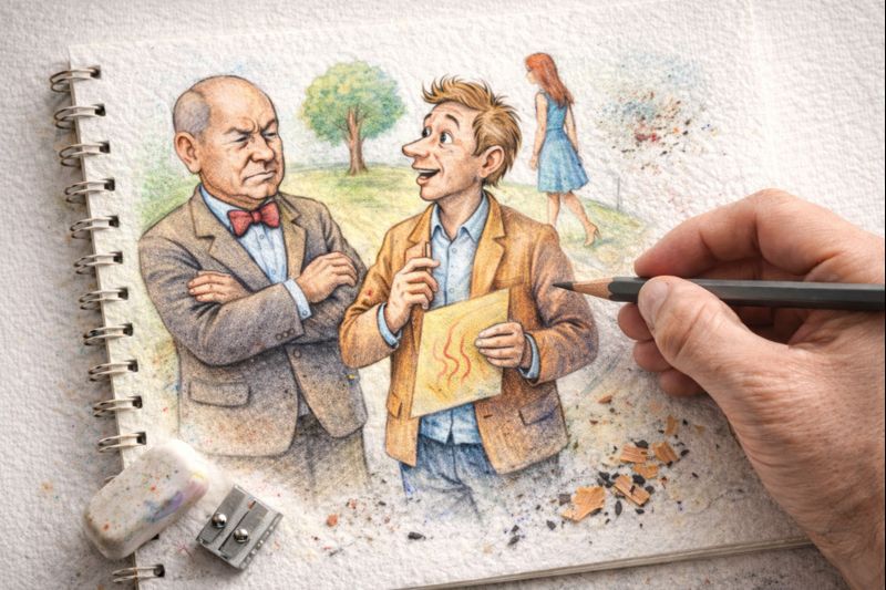 Fraszka 42/48 z tematu Erotyczne - ilustracja