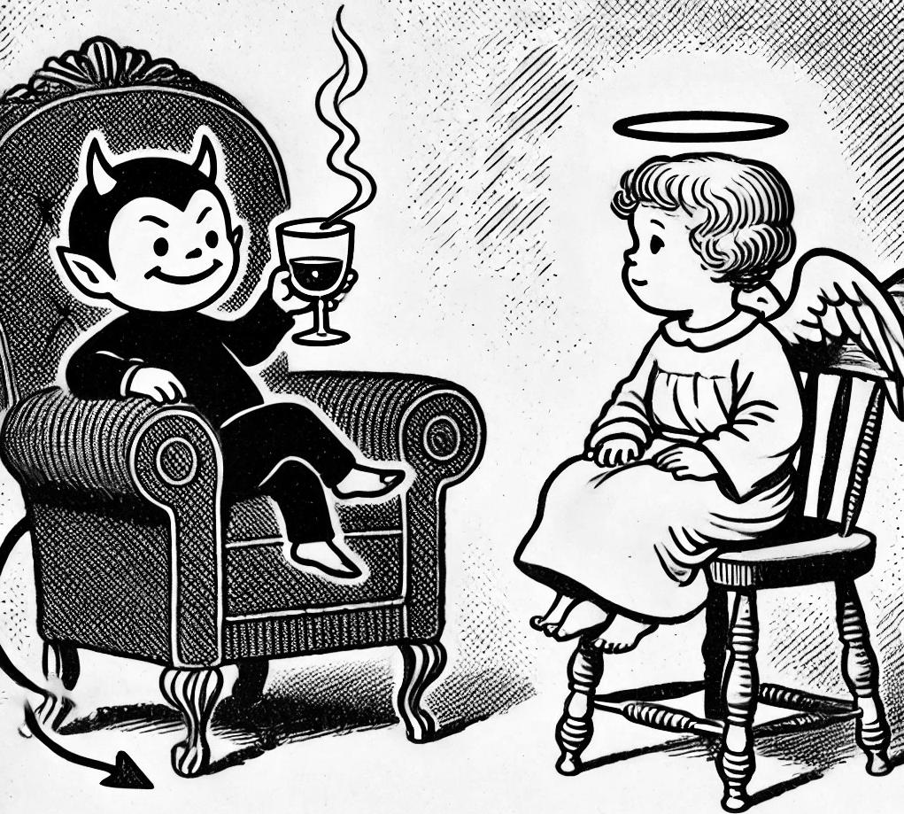 Fraszka 9/71 z tematu O biznesie - ilustracja