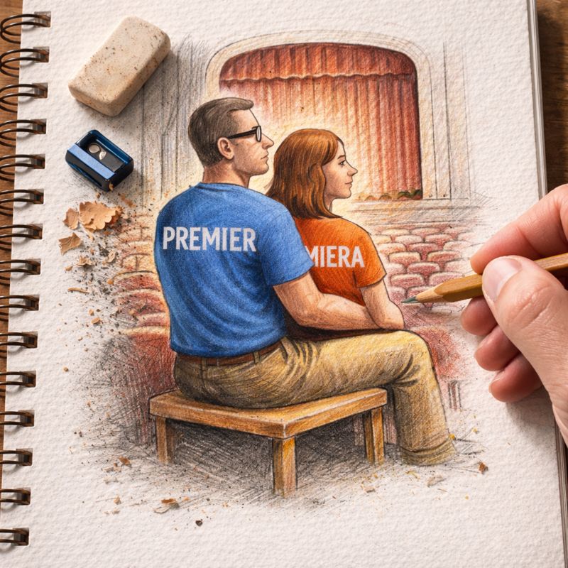 Fraszka 34/46 z tematu O polskich słowach i zdaniach - ilustracja