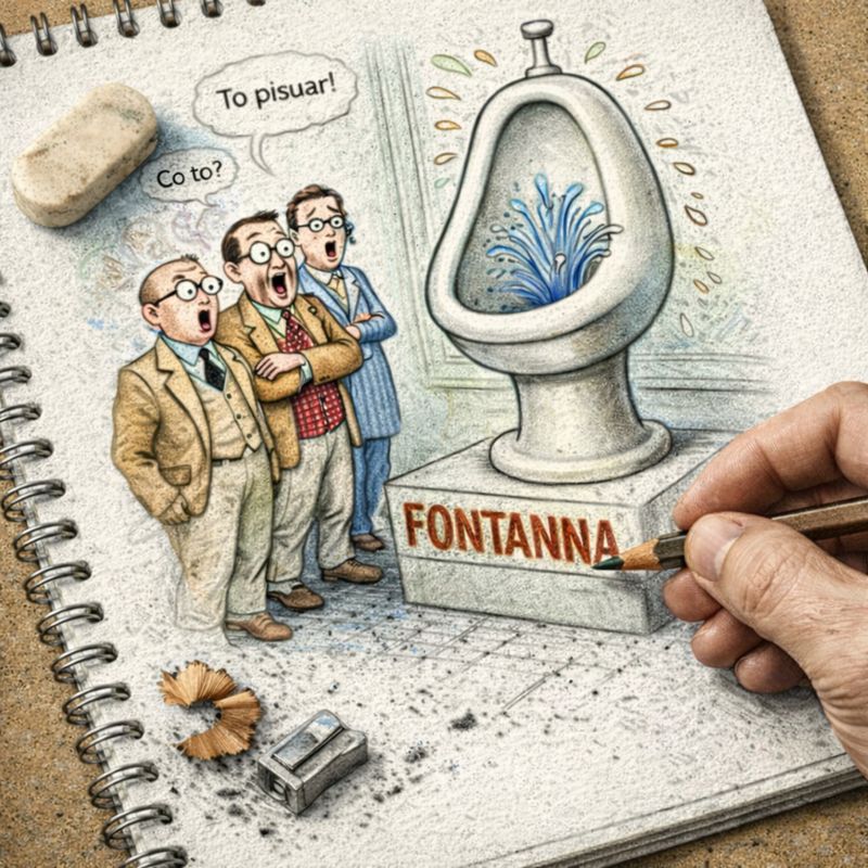 Fraszka 19/50 z tematu Do profanów - ilustracja