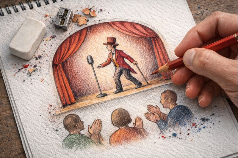 Fraszka 39/50 z tematu Do profanów - ilustracja