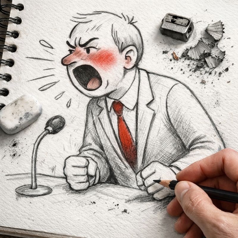 Fraszka 20/34 z tematu O dyskusjach - ilustracja