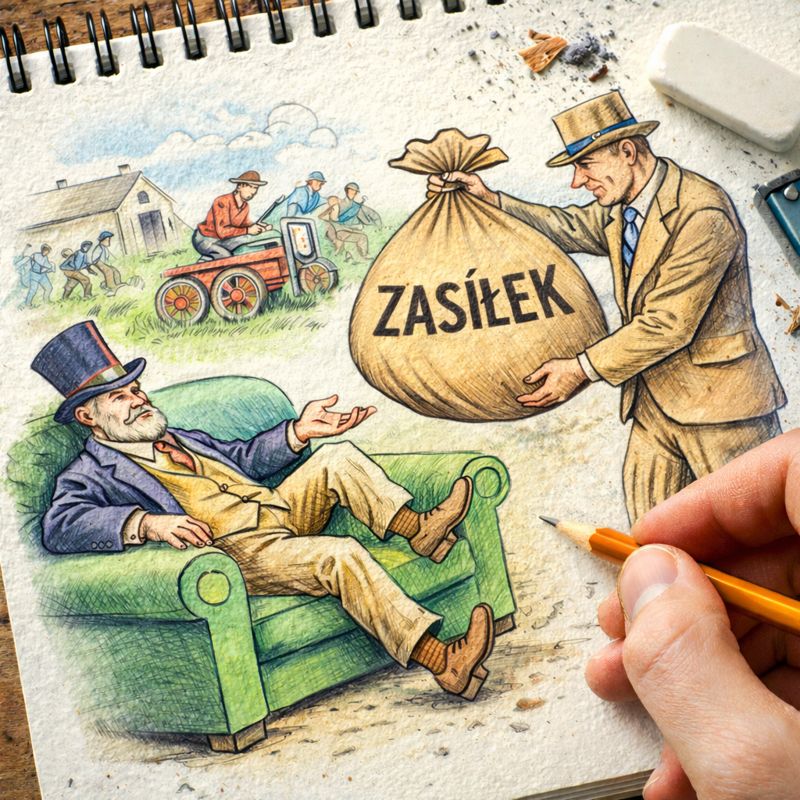 Fraszka 12/16 z tematu Do prawników - ilustracja