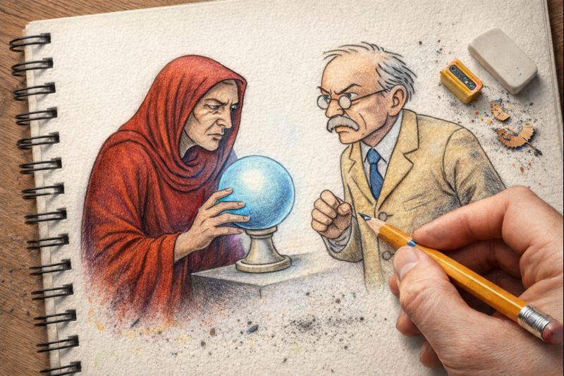 Fraszka 32/32 z tematu O mediach - ilustracja