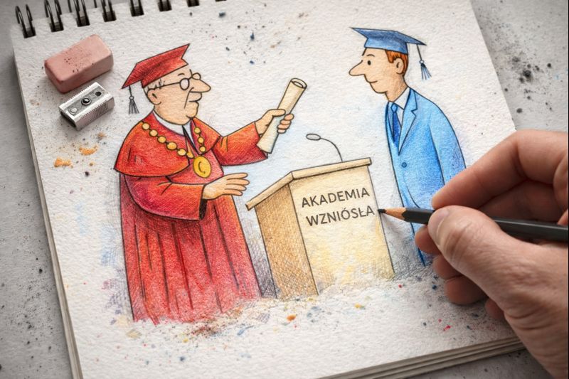 Fraszka 7/16 z tematu O wyborach - ilustracja