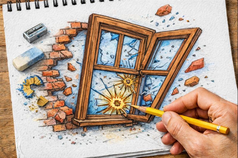 Fraszka 3/51 z tematu Wspomnienia z PRL-u - ilustracja